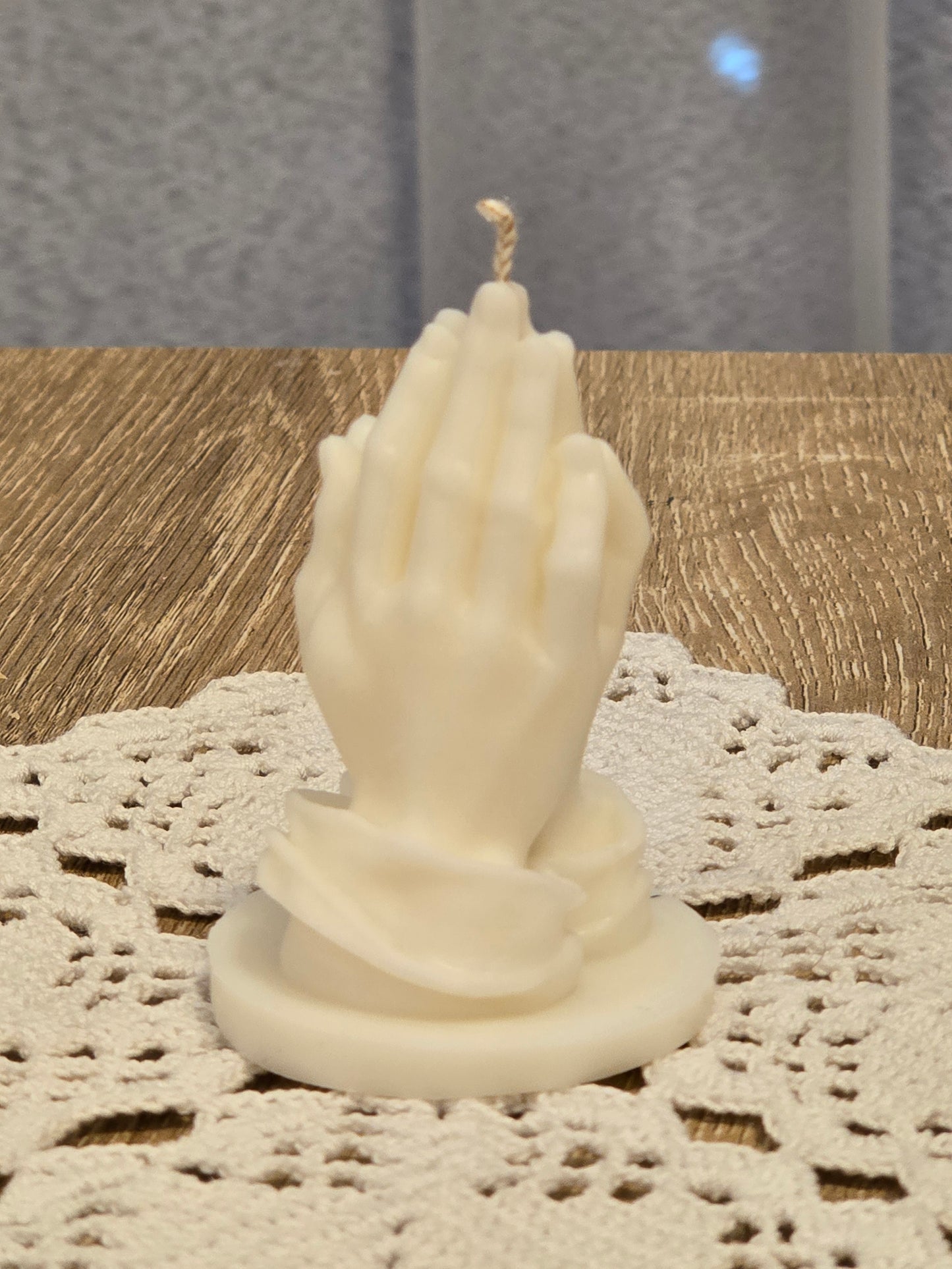 Praying Hands Candle