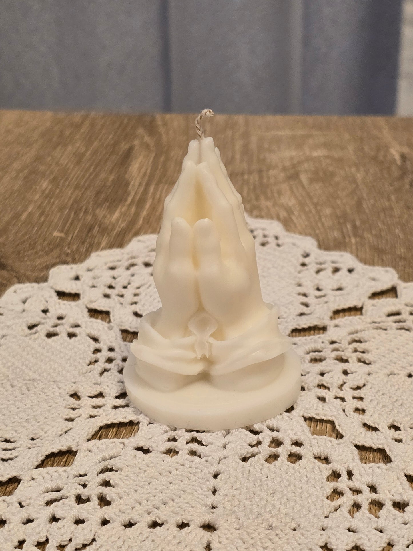Praying Hands Candle